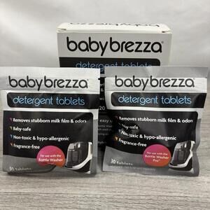 Baby Brezza Bottle Washer Pro Detergent Tablets - 60 Count (Sealed Packs)